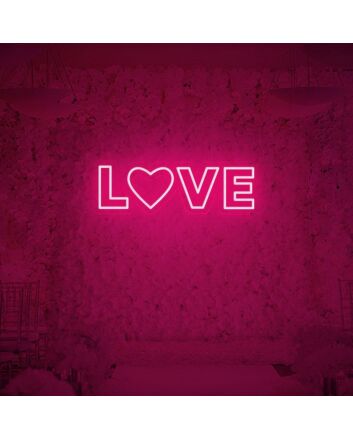 Love Neon Sign for romantic and loving decor