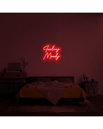 Feeling Moody Neon Sign for reflective and thoughtful spaces