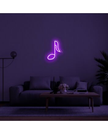 Note Neon Sign perfect for music lovers