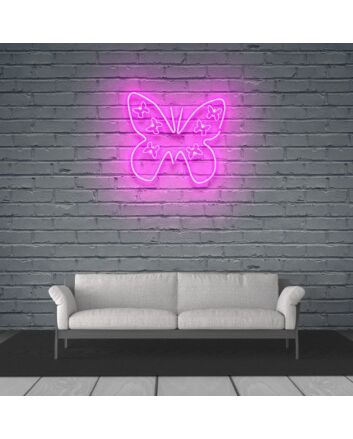 Butterfly Neon Sign adds whimsy to any space
