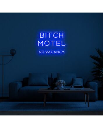 Bitch Motel Neon Sign perfect for bold and edgy spaces