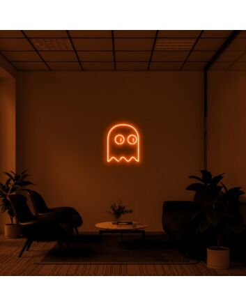 Ghost 2 Neon Sign for Halloween Decor