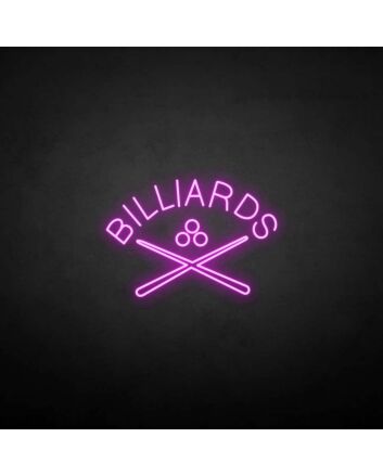 Bliiards&#39; neon sign
