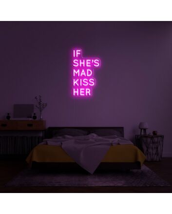 If Shes Mad Neon Sign for Playful Decor