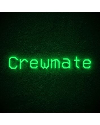 Crewmate Neon Sign for Gaming Rooms