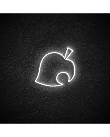 Leaf Neon Sign for Nature Themed Spaces