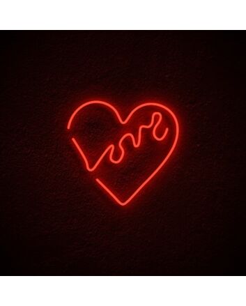 Love Neon Sign for Romantic Settings