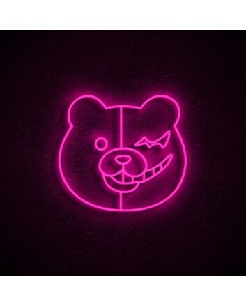Monokuma Neon Sign for Danganronpa Fans
