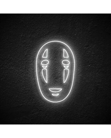 No Face Neon Sign for Studio Ghibli Lovers