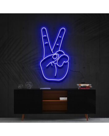 Peace Sign Neon Sign for Peaceful and Boho Decor