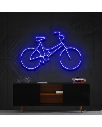 Bicycle Neon Sign for Sports Enthusiasts and Kids Rooms