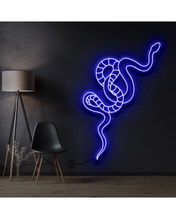 Snake Neon Sign for Bold and Edgy Decor