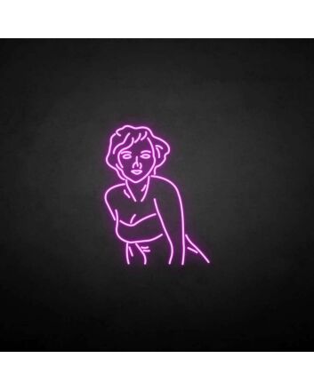 &#39;Monroe&#39; neon sign