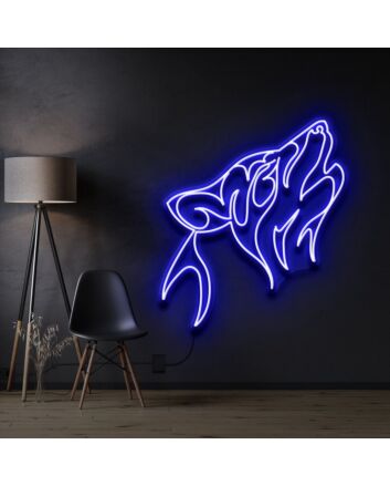 Husky Neon Sign for Pet Lovers