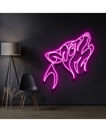 Husky Neon Sign for Pet Lovers