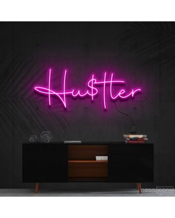 Hustler Neon Sign for Bold Statements