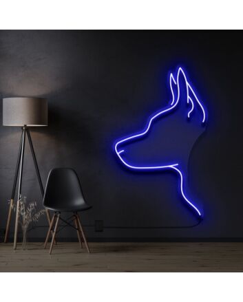 Kelpie Dog Neon Sign for Pet Lovers
