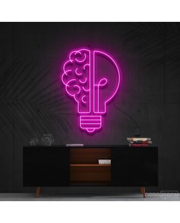 Lightbulb Moment Neon Sign for Creative Spaces