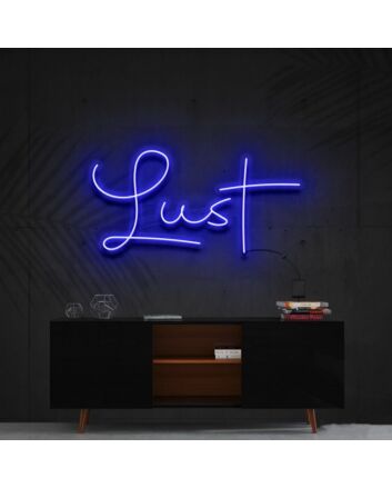 Lust Neon Sign for Romantic Settings
