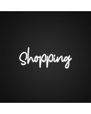 Shopping Neon Sign for Retail Spaces
