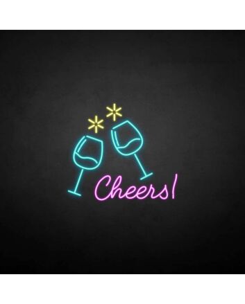 Customize &#39;Cheers2&#39; neon sign