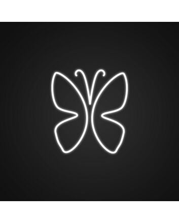 Butterfly Custom Neon Sign V2 for Nature and Kids Rooms