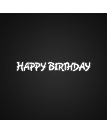 Happy Birthday Neon Sign for Birthday Celebrations