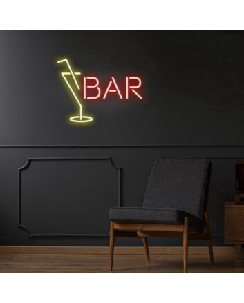 Bar Neon Sign for Bars and Restaurants