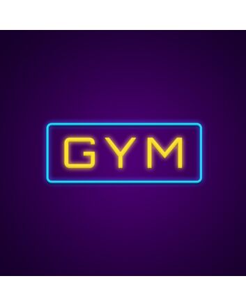 Gym Neon Sign for Fitness Spaces
