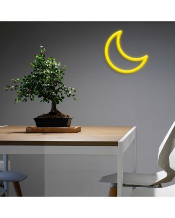 Moon Neon Sign for Zen and Peaceful Decor