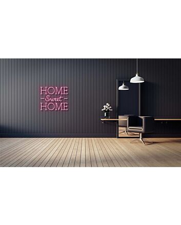 Home Sweet Home Curly Neon Sign