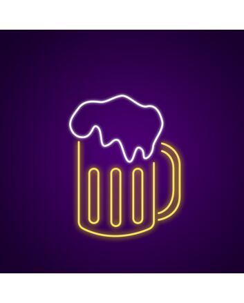 Beer Neon Sign for Bars and Party Decor