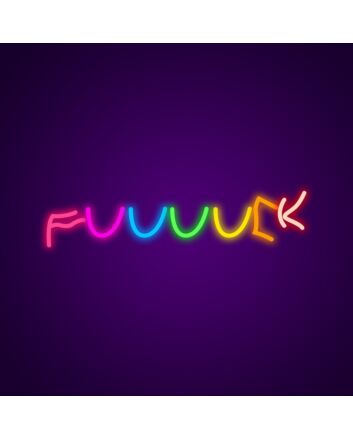 Fuuuuck Neon Sign for Bold Statements