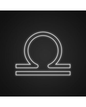 Libra Neon Sign for Horoscope Lovers