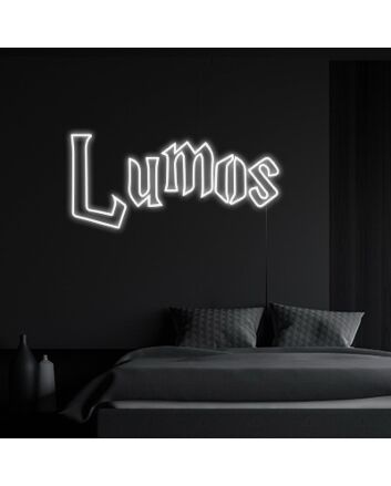Lumos Neon Sign for Harry Potter Fans