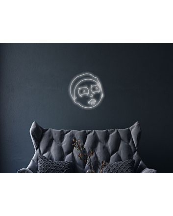 Morty Neon Sign for Rick and Morty Fans