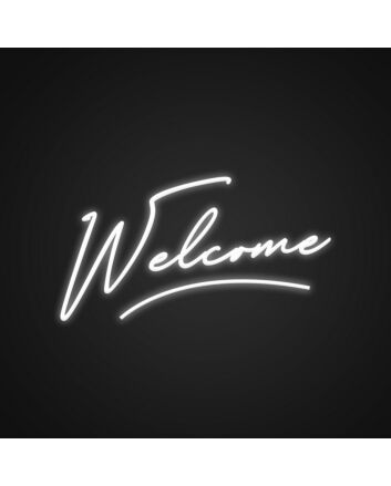 Welcome Neon Sign for Entrances