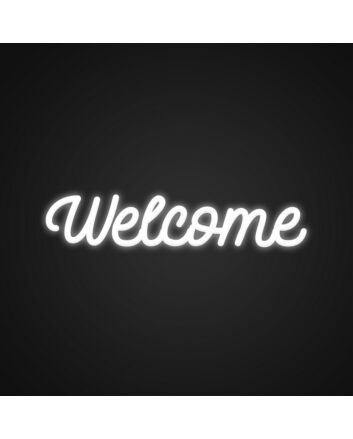 Welcome Neon Sign for Businesses
