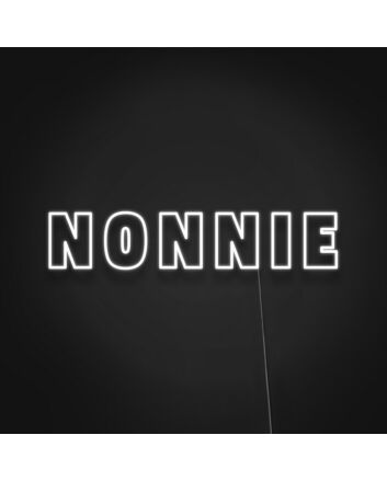 Nonnie Neon Sign for Personalized Decor