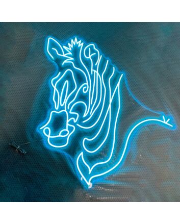 Zebra&#39; neon sign