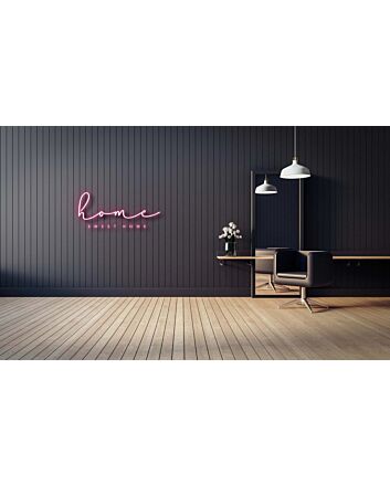 Home Sweet Home Italic Neon Sign