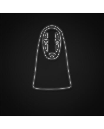No Face Neon Sign for Anime Fans