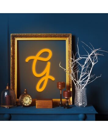 Letter G Neon Sign for Custom Signage