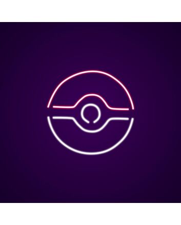 Pokeball Neon Sign for Anime Fans