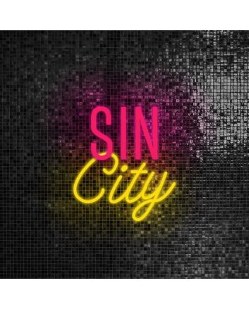 Sin City Neon Sign for Las Vegas Themes