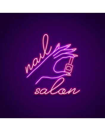 Nail Salon Neon Sign for Beauty Salons