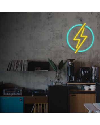 Lightning Neon Sign for Bold Statements