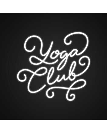 Yoga Club Neon Sign for Yoga Studios