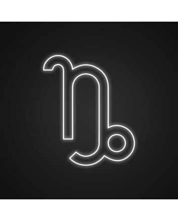 Capricorn Neon Sign for Horoscope Enthusiasts