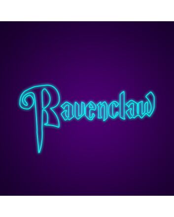 Ravenclaw Neon Sign Showcase your Hogwarts house pride with Ravenclaw